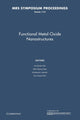 Book cover of: Functional Metal-Oxide Nanostructures: Volume 1174. By: Junqiao Wu