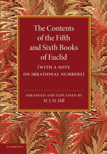 Book cover of: Contents of the Fifth and Sixth Books of Euclid. By: M. J. M. Hill