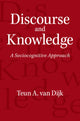 Book cover of: Discourse and Knowledge. By: Teun A. Van Dijk
