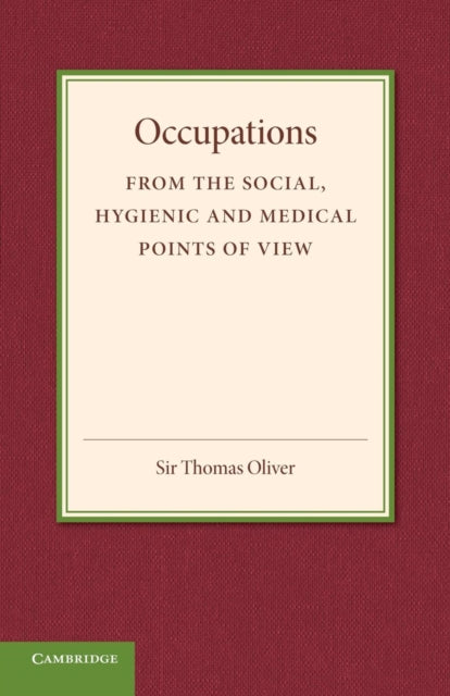 Book cover of: Occupations. By: Thomas Oliver