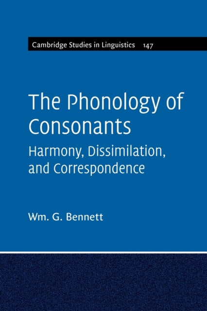 Book cover of: Phonology of Consonants. By: Wm G. Bennett