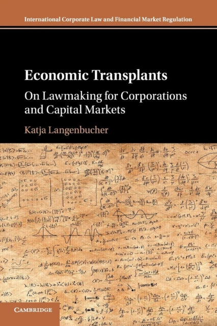 Book cover of: Economic Transplants. By: Katja Langenbucher