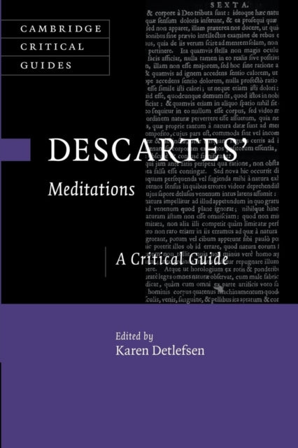 Book cover of: Descartes' Meditations. By: Karen Detlefsen
