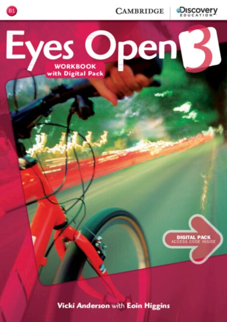 Book cover of: Eyes Open Level 3 Workbook with Online Practice. By: Vicki Anderson