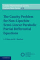 Book cover of: Cauchy Problem for Non-Lipschitz Semi-Linear Parabolic Partial Differential Equations. By: J. C. Meyer