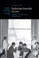 Book cover of: Reducing Genocide to Law. By: Payam Akhavan