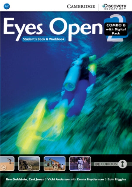Book cover of: Eyes Open Level 2 Combo B with Online Workbook and Online Practice. By: Ben Goldstein