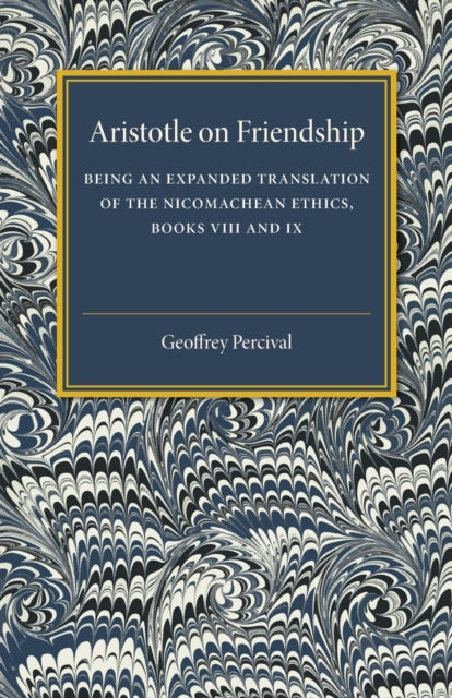 Book cover of: Aristotle on Friendship. By: Geoffrey Percival