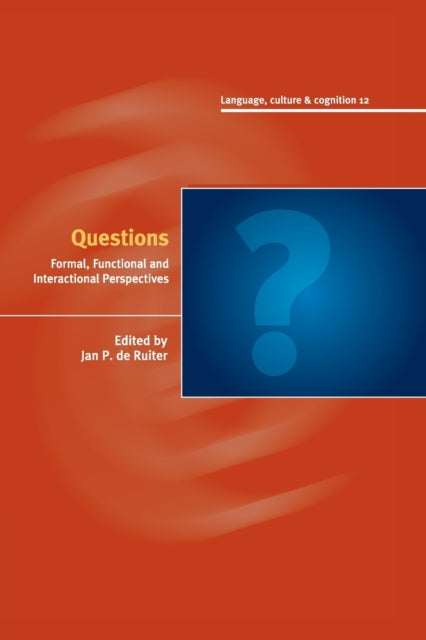 Book cover of: Questions. By: Jan P. de Ruiter
