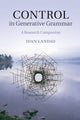 Book cover of: Control in Generative Grammar. By: Idan Landau