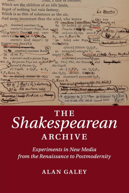 Book cover of: Shakespearean Archive. By: Galey