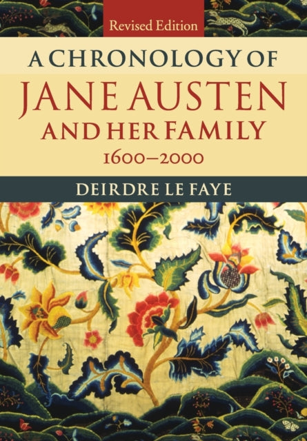Book cover of: Chronology of Jane Austen and her Family. By: Deirdre Le Faye