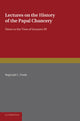 Book cover of: Lectures on the History of the Papal Chancery. By: Reginald L. Poole