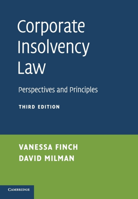 Book cover of: Corporate Insolvency Law. By: Vanessa Finch