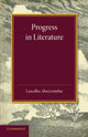 Book cover of: Progress in Literature. By: Lascelles Abercrombie