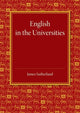 Book cover of: English in the Universities. By: James Sutherland