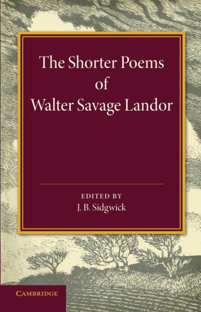 Book cover of: Shorter Poems of Walter Savage Landor