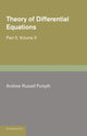Book cover of: Theory of Differential Equations. By: Andrew Russell Forsyth