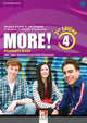 Book cover of: More! Level 4 Student's Book with Cyber Homework and Online Resources. By: Günter Gerngross