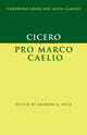 Book cover of: Cicero: Pro Marco Caelio. By: Cicero