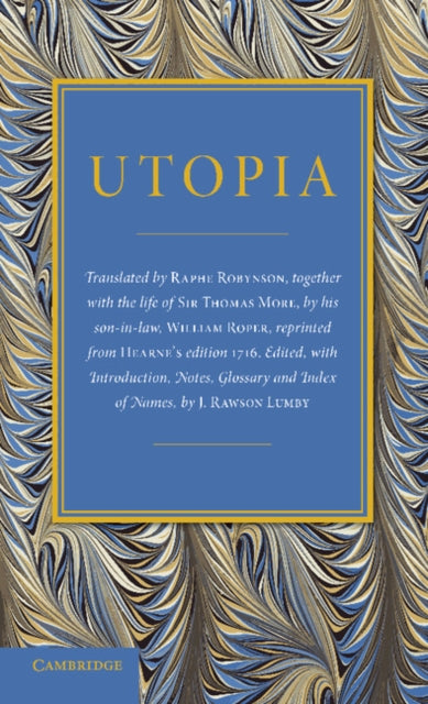 Book cover of: Utopia. By: Thomas More