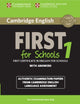 Book cover of: Cambridge English First 1 for Schools for Revised Exam from 2015 Student's Book with Answers. By: Cambridge English Language Assessment