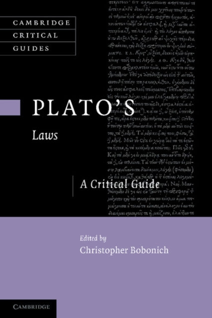 Book cover of: Plato's 'Laws'. By: Christopher Bobonich
