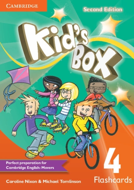 Book cover of: Kid's Box Level 4 Flashcards (pack of 103). By: Caroline Nixon