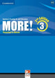 Book cover of: More! Level 3 Teacher's Book. By: Cheryl Pelteret
