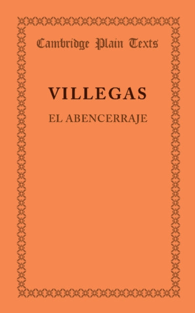 Book cover of: El abencerraje. By: Antonio de Villegas