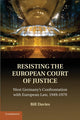 Book cover of: Resisting the European Court of Justice. By: Bill Davies