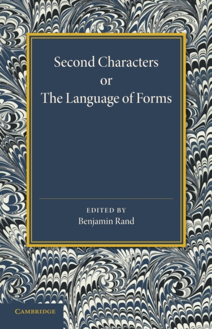 Book cover of: Second Characters or the Language of Forms. By: Anthony Ashley Cooper