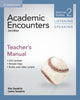 Book cover of: Academic Encounters Level 2 Teacher's Manual Listening and Speaking. By: Kim Sanabria
