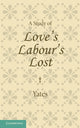 Book cover of: Study of Love's Labour's Lost. By: Frances Amelia Yates