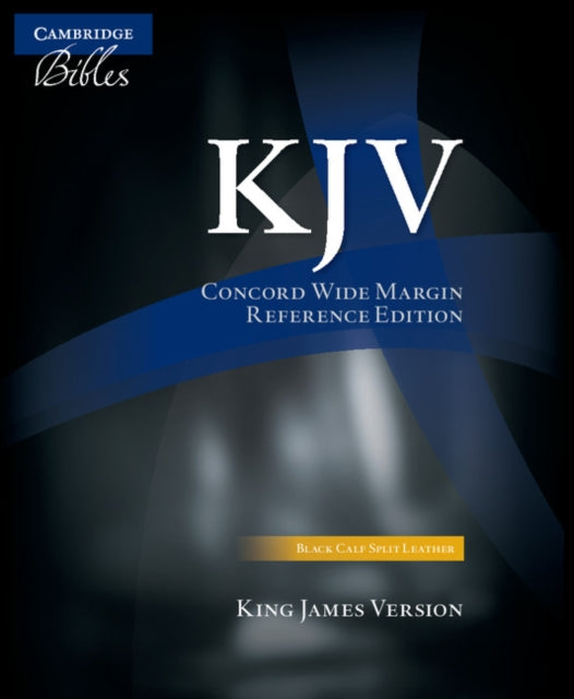 Book cover of: KJV Concord Wide Margin Reference Bible, Black Calf Split Leather, KJ764:XM