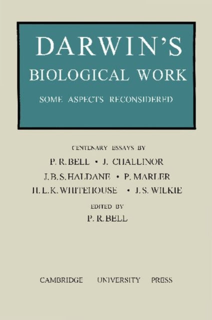 Book cover of: Darwin's Biological Work