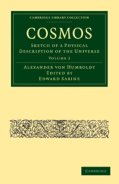 Book cover of: Cosmos. By: Alexander von Humboldt