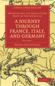 Book cover of: Observations and Reflections Made in the Course of a Journey through France, Italy, and Germany. By: Hester Lynch Piozzi