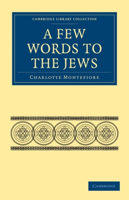 Book cover of: Few Words to the Jews. By: Charlotte Montefiore
