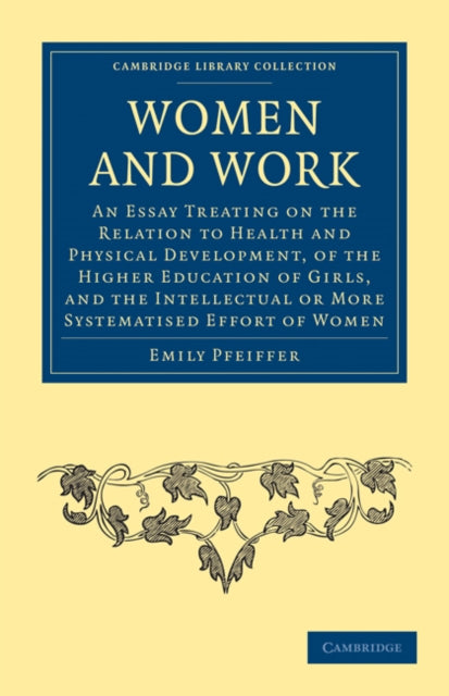 Book cover of: Women and Work. By: Emily Pfeiffer