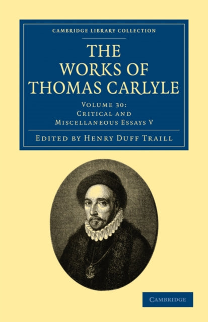 Book cover of: Works of Thomas Carlyle: Volume 30, Critical and Miscellaneous Essays V. By: Thomas Carlyle