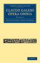 Book cover of: Claudii Galeni Opera Omnia. By: Karl Gottlob Kühn