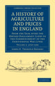 Book cover of: History of Agriculture and Prices in England