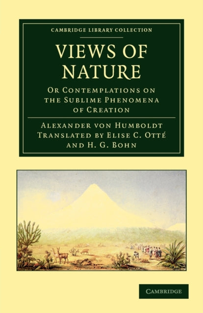 Book cover of: Views of Nature. By: Alexander von Humboldt