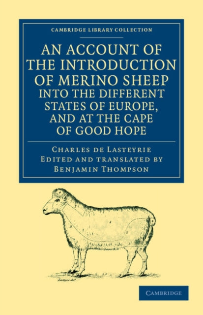 Book cover of: Account of the Introduction of Merino Sheep into the Different States of Europe, and at the Cape of Good Hope. By: Charles de Lasteyrie
