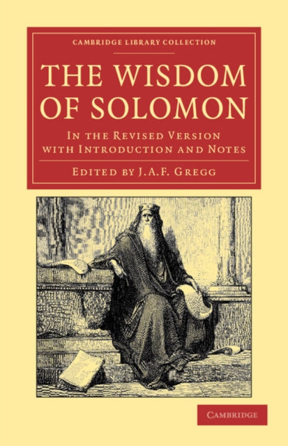 Book cover of: Wisdom of Solomon. By: J. A. F. Gregg