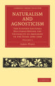Book cover of: Naturalism and Agnosticism. By: James Ward