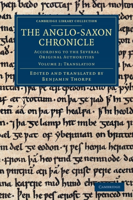 Book cover of: Anglo-Saxon Chronicle. By: Benjamin Thorpe