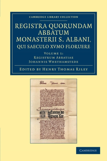 Book cover of: Registra quorundam abbatum monasterii S. Albani, qui saeculo XVmo floruere. By: Henry Thomas Riley