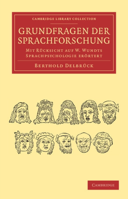 Book cover of: Grundfragen der Sprachforschung. By: Berthold Delbrück